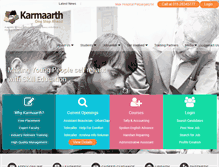 Tablet Screenshot of karmaarth.org